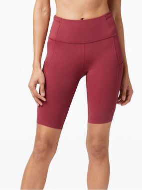 Lululemon fast and free shorts 10”